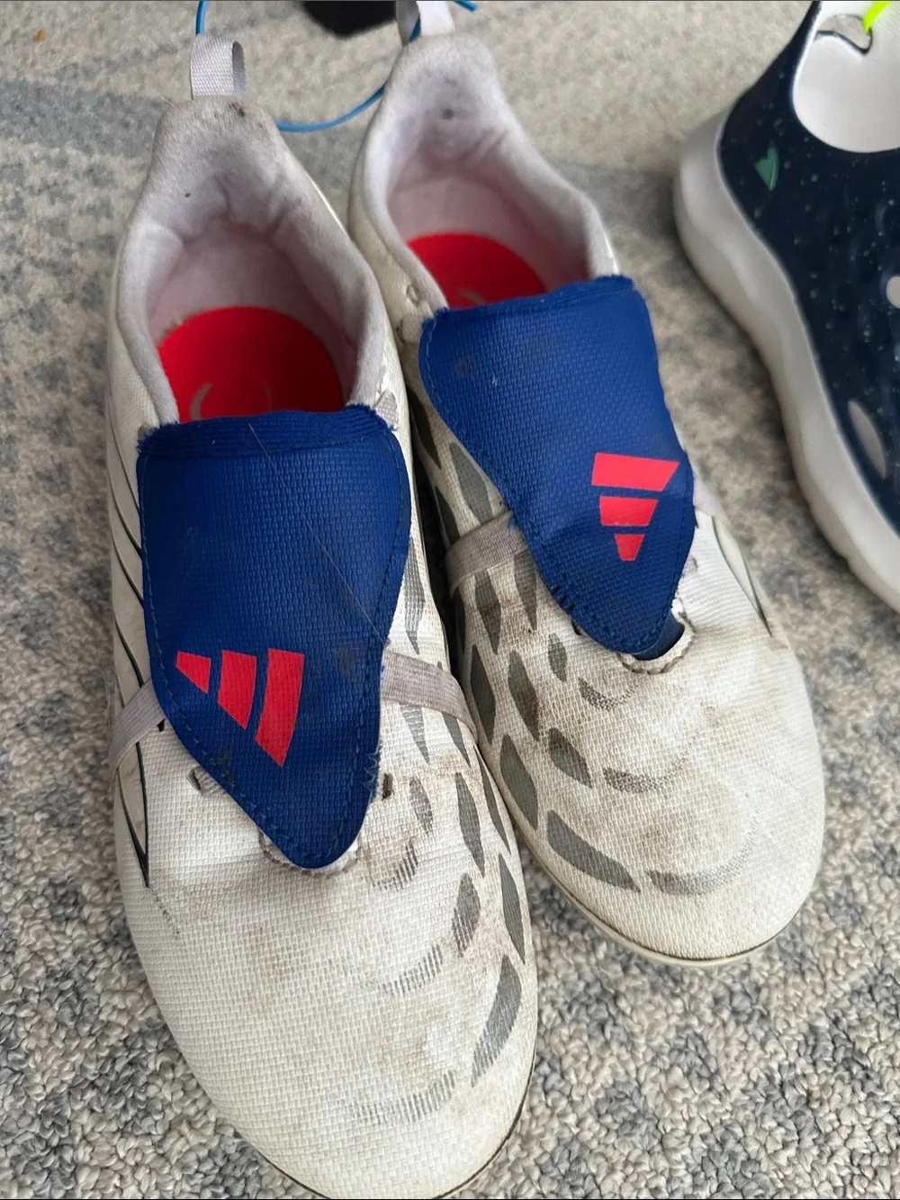 adidas No-Tie soccer cleats & Slip ons